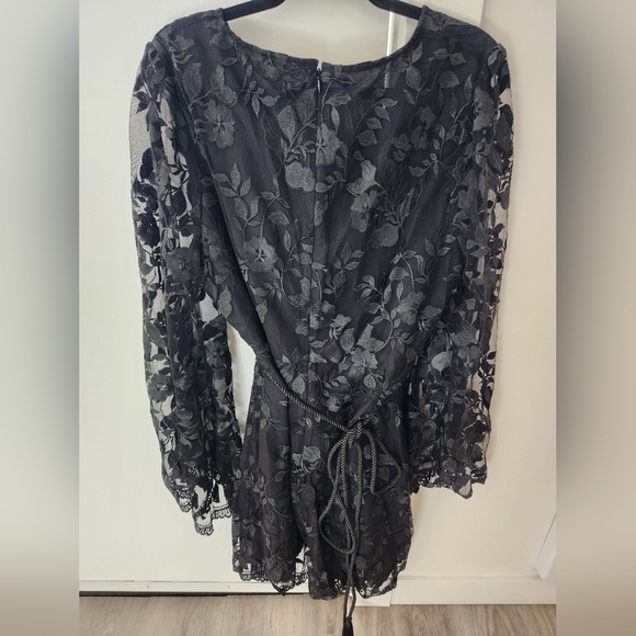 Little Lies Dreams Embroidered Lace Mini Dress - Picture 4 of 9